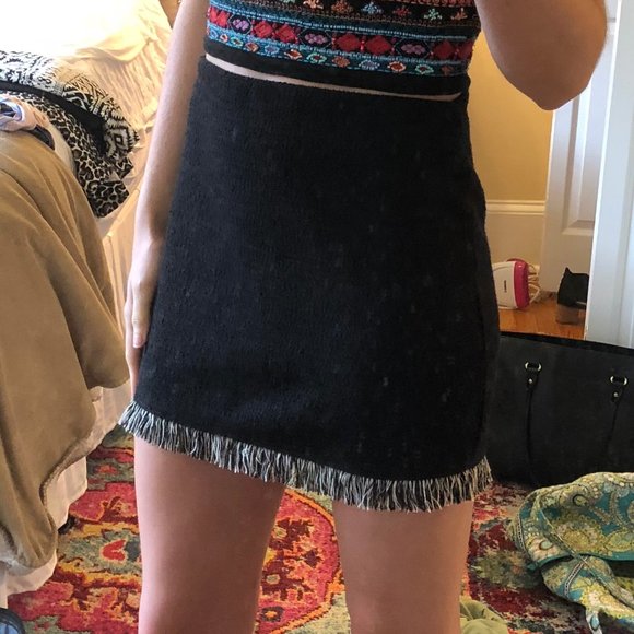 Zara Trafaluc Fringe Tank and Skirt Set - Picture 7 of 8
